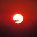Feuerkugel in brodelnder Flüssigkeit...so sieht heute der Sonnenuntergang aus.<br /><br />Palla di fuoco nel liquido bollente...così si presenta oggi il tramonto.