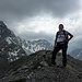 Beim Gipfelsteinmann des Oberzalimkopf