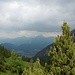 Schau vom Hundsarschjoch in die Ammergauer Alpen