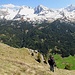 hoch überm Ratschinger Tal,drüben die Sarntaler Alpen
