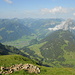 Diedamskopf - Tiefblick nach Au