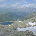 vista verso il Bergseeli dal pianoro del Lago Azzurro