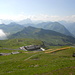 Die Bergstation dahinter unser Ziel der Falzer Kopf