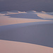 White Sands Desert in New Mexiko. Mit dem Tele-Objektiv lassen sich interessante Sandformationen einfangen.