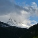 Am Morgen Blick zum Matterhorn