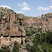 Il grande canyon di Ihlara visto dall'alto