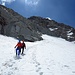 Abstieg Le Portalet - na dann wenigstens schnell rüber zum Klettergarten