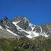 Die Fatlarspitze mit Schnitzer (2.973m) und den Fatlarzähnen (2.863m)