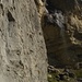Du pied de Kontinuum vue sur la partie inférieure de la grande grotte. la partie supérieure est encore plus grande.