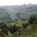 Blick vom Gipfel, hinten der Sihlsee und die Aubrigs.