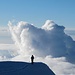 Wolkenstimmung am Gipfel