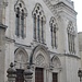 Synagoge<br />Die Fassade ist ein Stil-Mix, christlichen Kirchen nachempfunden