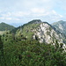 Blick zur Gippelmauer. Links der Perschkogel, rechts der Gippel.