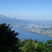 erster Ausblick aufs Luzerner Seebecken - und Pilatus