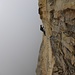 The crux on the "rocher jaune".