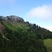 nun definitiv auf der Sonnenseite; überraschend klar der Ausblick zum Röti