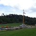 hier wird an der neuen Mittelstation gebaut