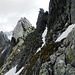 Auf den Grasbänder zur nördlichen Gelmerlücke queren.