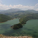 Bei Kukës - Blick über einen Teil des Fierza-Stausees (Liqeni i Fierzës), größter Stausee in Albanien (Foto vom 09.06.2014).