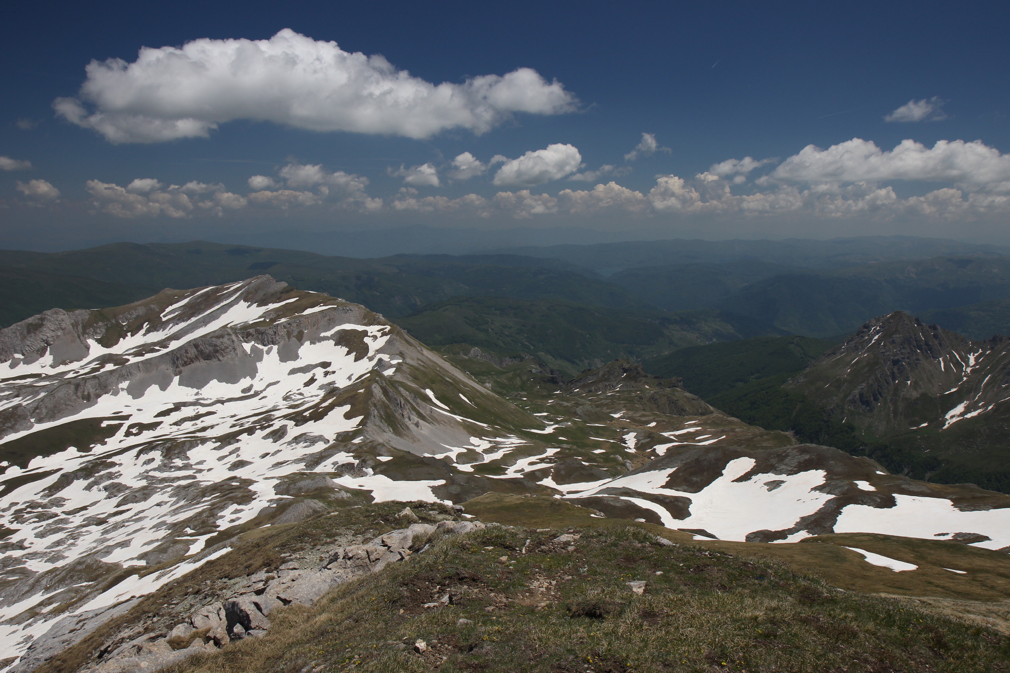 Korab Ausblick vom Gipfel in etwa...