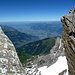 Gipfelblick ins Rhonetal und zum Genfer See.