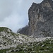 der Östl. Riffelkopf (2403 m) ragt über dem Grünen Buckel empor