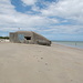 Bunker-Objekt am Strand: In der Normandie vielfach anzutreffen. Sie heissen hier (und auf den Karten) "Blockhaus".