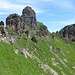 Guderturm (links) und Gulderstock (rechts)  rücken näher.