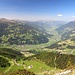 Tiefblick von der Gerlossteinwand ins Zillertal, hinten das <a href="http://www.hikr.org/user/Tef/tour/?region_id=1137&region_sub=1">Rofan</a>