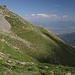 Im Abstieg vom Crno Ezero - Anders als auf dem Hinweg queren wir nun etwas tiefer durch die Süd- und Südostflanke des Bristavec / Borislavec.
