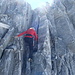 Abstieg vom Fil Liung auf den Gletscher.