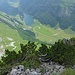 Steckenberg: Blick vom Gipfel zum Seealpsee