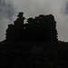 Verfallene Gipfelhütte am Cerro Kolini
