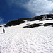 Abstieg am Glacier Ferrand