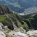 Rückblick auf den Anstieg über Zöllkopf, Schafgötsche und Kleine Silberspitze