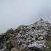 Gipfelbereich der Kellenspitze - leider in den Wolken