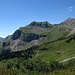 Tschingel und Hornspitz gegenüber. Rechts unterhalb der Bildmitte die Alp Alt Säss