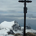 Gipfelkreuz Oldehore 3122.5m mit Tête de Barme und Sommet des Diablerets sowie Tête Ronde