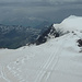 Vorne Le Dôme, hinten Tête de Barme und Sommet des Diablerets