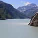 Foto vom ersten Besteigungsversuch am 27./28.7.2013: 

Lac de Mauvoisin (1961m) und Mont Gelé (3518,2m).