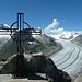 das Gipfelkreuz auf dem Eggishorn mit dem unvergleichlichen Aletschgletscher