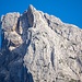 Am kleinen Mühlsturzhorn ist die "Narbe" des großen Felssturzes vom September 1999 halbwegs verheilt.