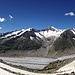 Panorama vom Aletschgletscher