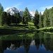 Dolomiten-Idylle beim Abstieg