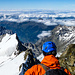 Herrlicher Blick Richtung Norden, im Talgrund liegt Grindelwald (1034 m)
