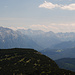 Westliche Karwendelspitze, rechts hinten der Habicht