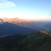 Die Sextner Dolomiten im ersten Sonnenlicht (in Originalgösse anschauen)