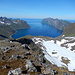 Als Aussichtsberg mit Blick auf den Mefjord ist dieser Gipfel besser geeignet.