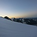 Der Morgen erwacht - auf dem Gletscher ca. Höhenlinie 3400