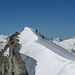 Die zwei Autoren auf den letzten Metern zum Fletschhorn-Gipfel